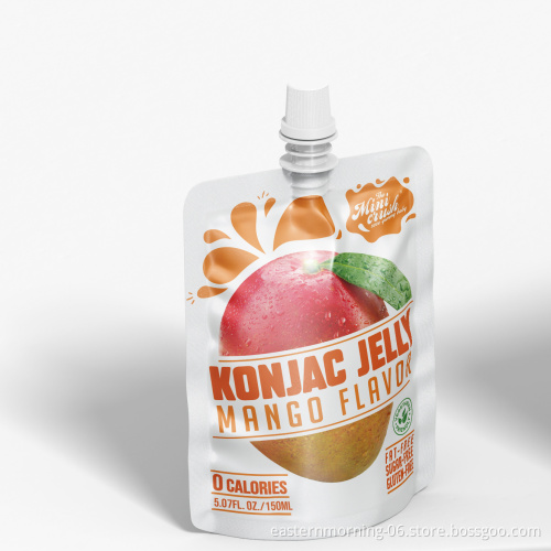Drinkable Konjac Jelly: A Healthy, Natural Weight Loss Supplement with Mango Flavor - Zero Sugar, Low Calorie Diet Food